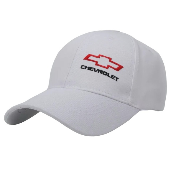 CHEVROLET dealership white logo adjustable hat NWT - Picture 1 of 7